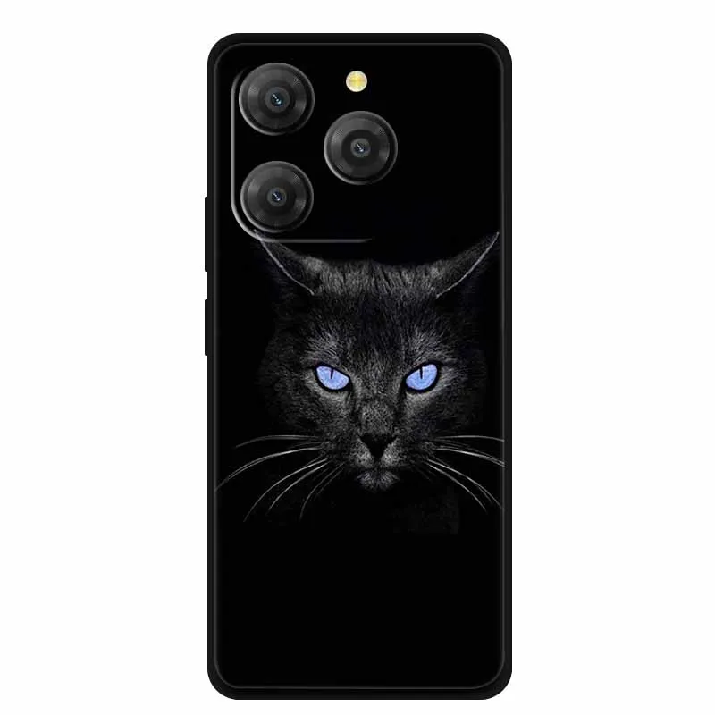 Black Lion & Wolf Silicone Soft Phone Case - Sleek Back Cover