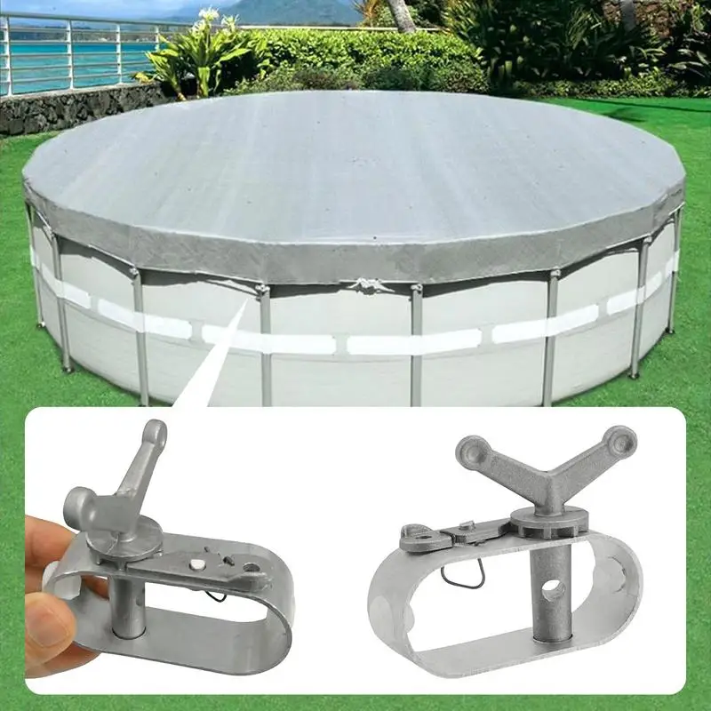 Anti Rust Swimming Pool Cover Tightener Ratchet  Winter Pool Supply Cable Crank  for Round Elliptical Circle Yard Swim Pools