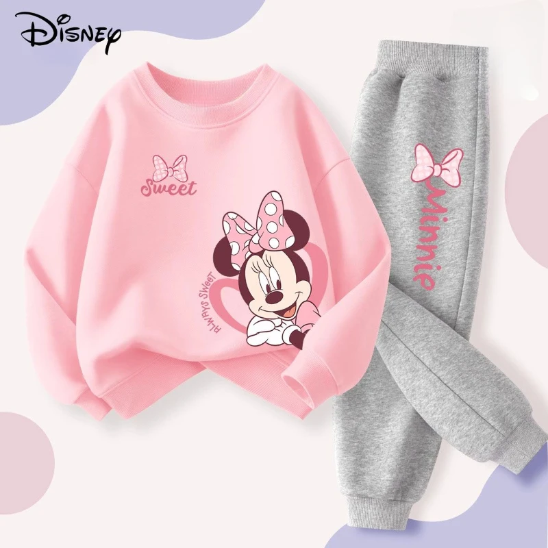 Minnie Print Girls Sweatshirt Set 1