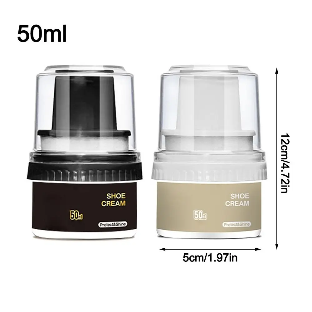 Leather Repair Cream Liquid Shoe Polish Shoe Care Cream with Sponge Applicator for All Kind of Leather Surfaces leather care cream