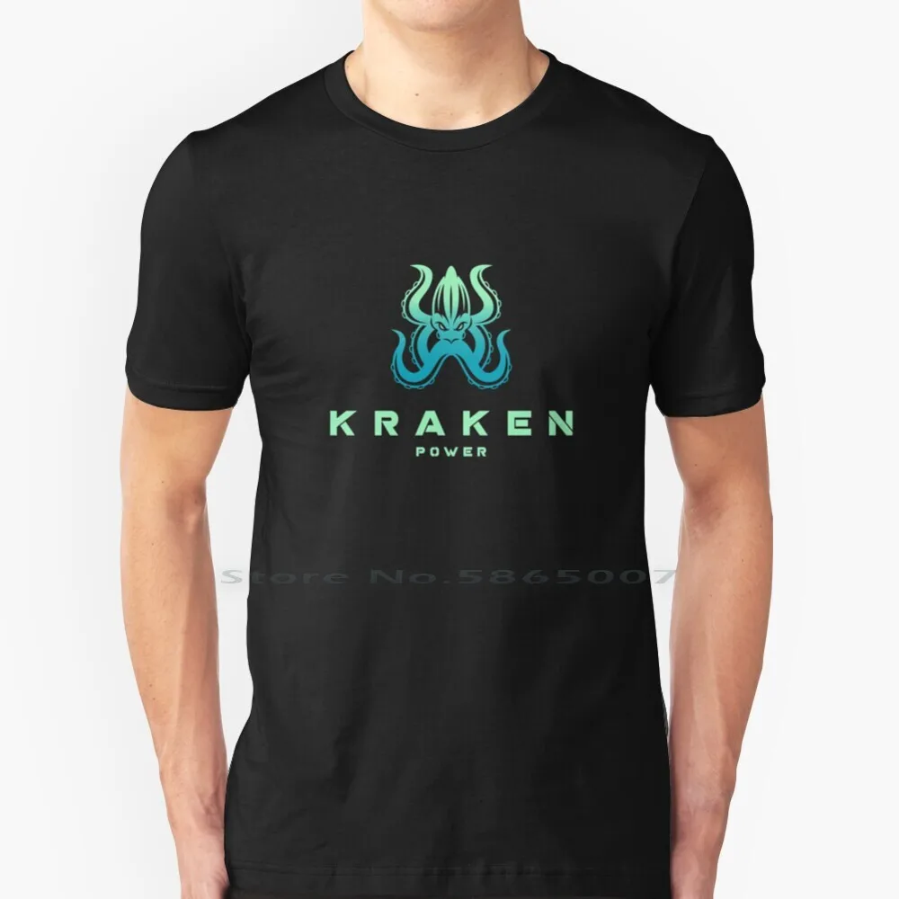La Maglietta Kraken 100% Cotone Sea Creature Hockey Kraken Release The Kraken Kraken Soccer Sports Big Size 6Xl Tee Gift Fashion