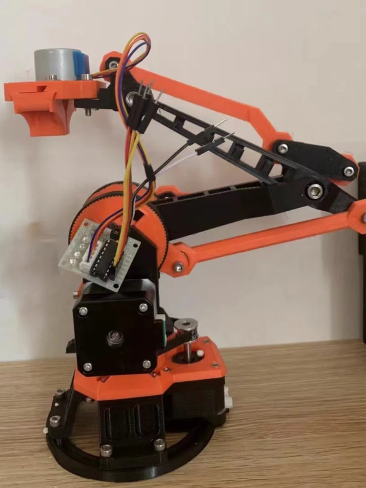 High Precision 4 Dof Stepper Robot Arm for Raspberry For Arduino 2560 Robot Kit 3D Printing CNC Motor Robotic Arm Stepper Claw