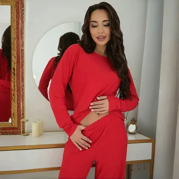 ملابس النوم للسيدات ملابس نوم امرأة منامة مجموعة بيجامة النساء بنطلون بيجاما ملابس النوم النسائية ملابس المنزل بنطلون مجموعات ملابس خاصة