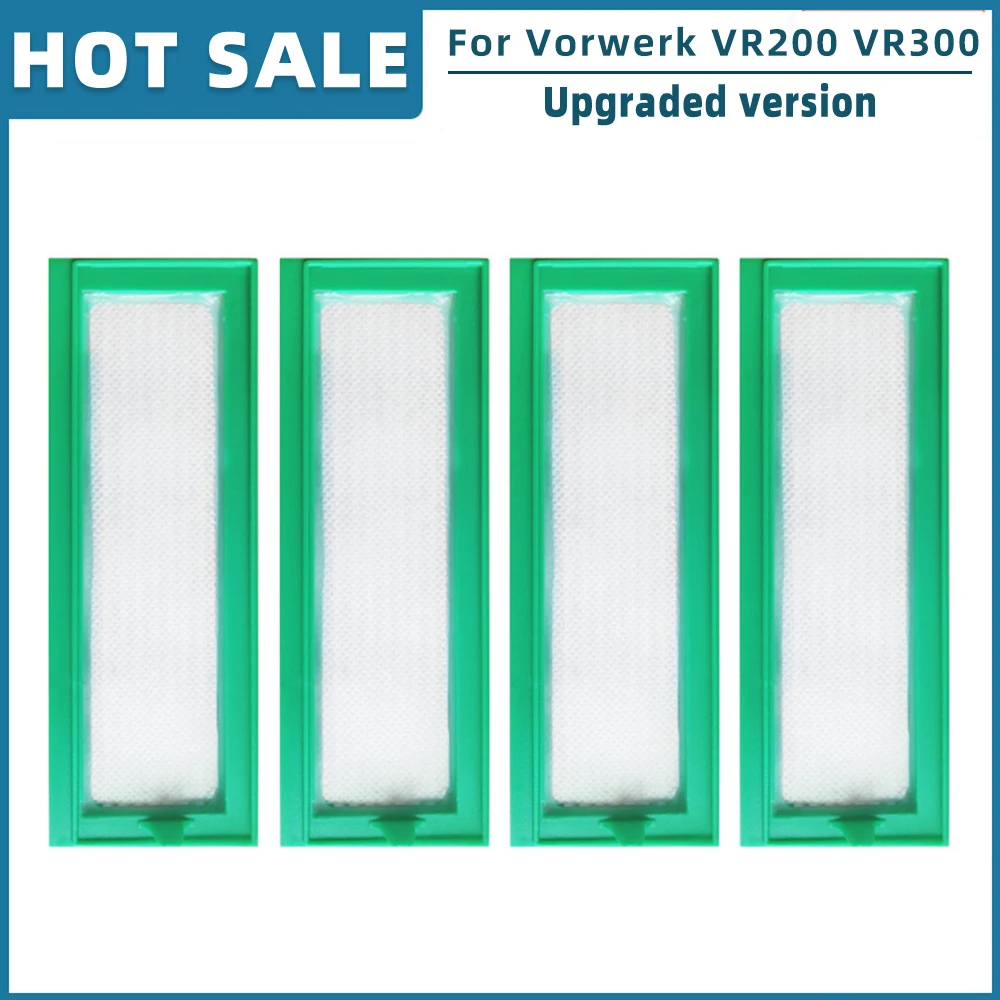 Set Ricambi Per Vorwerk Folletto VR200 E VR300 – 4 Filtri HEPA, 6 Spazzole Laterali, 1 Spazzola Piccola – Manutenzione Robot