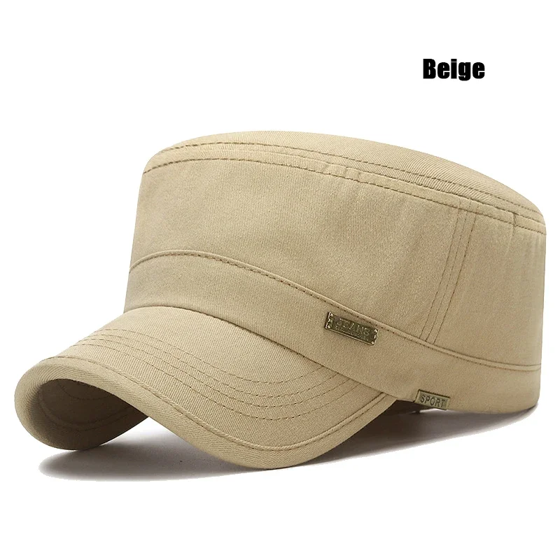 Klassische Baumwolle Baseball Cap Und Militär Kadett Wanderkappe_voghion.com