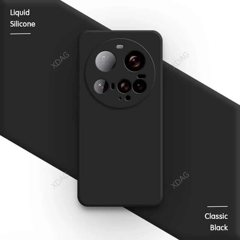 Premium Square Silicone Phone Case - Classic High-Quality Back Cover