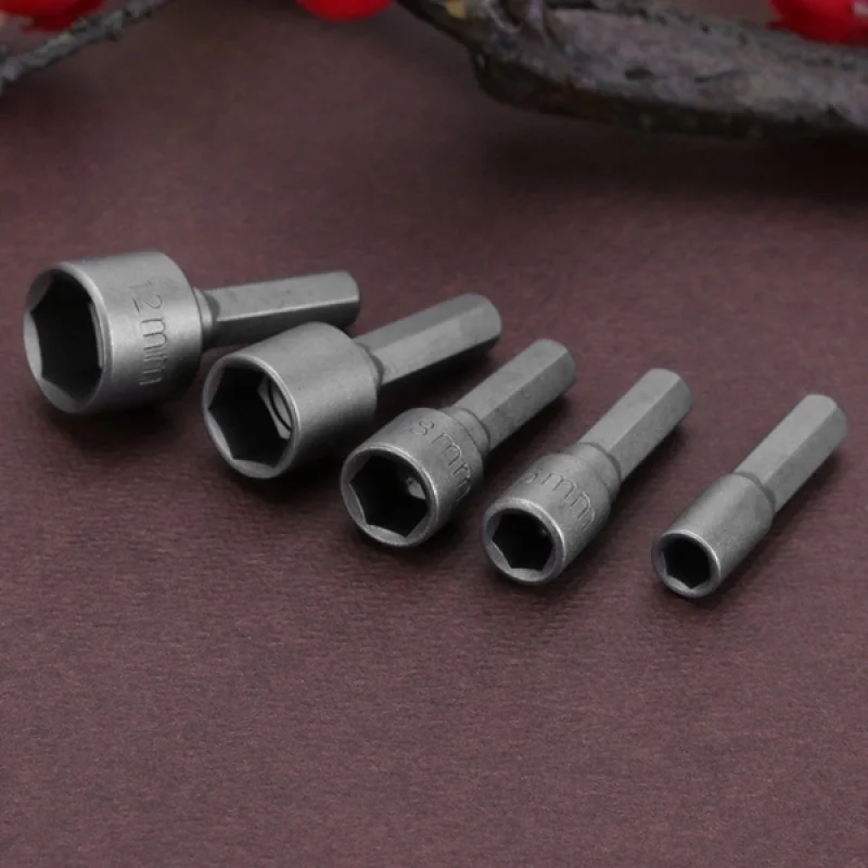 9pcs/14pcs 5mm-13mm Hex Sockets Sleeve Nozzles Nut Driver Set Screwdriver Set Schroevendraaier Set Bits Tools Socket Wrenches