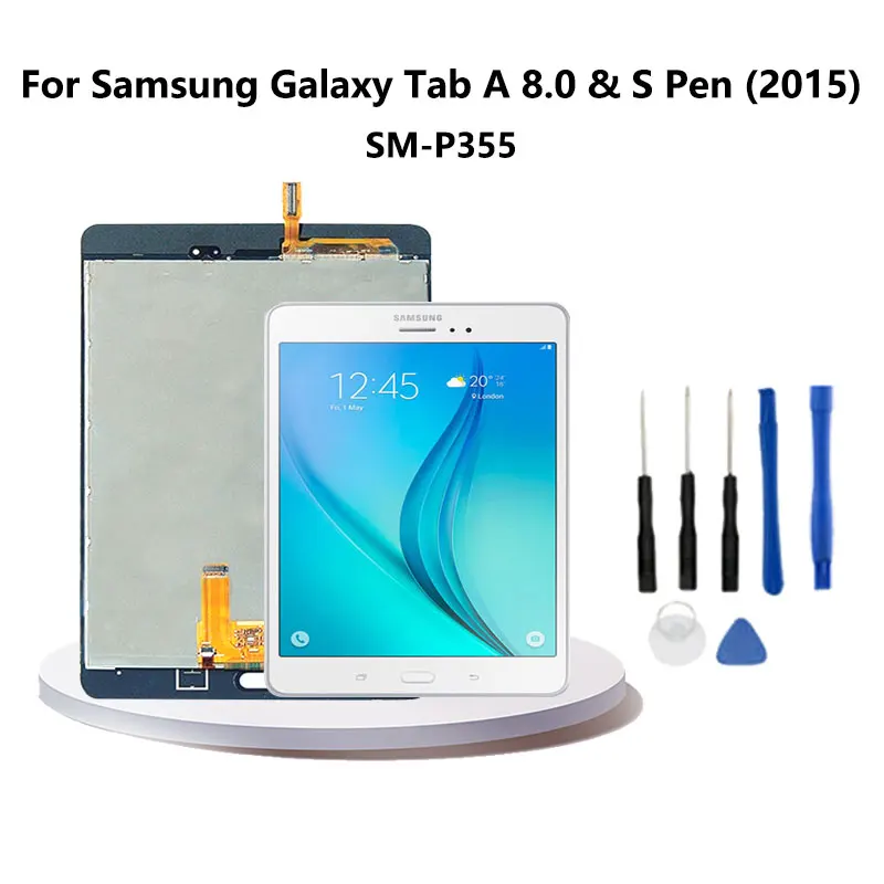 SM-P355 LCD ÷ ġ ũ Ÿ  г ü, Ｚ   A 8.0 & S  (2015), 8.0 ġ