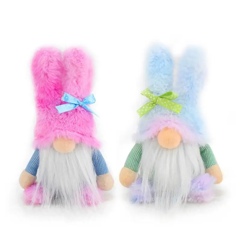 

Bunny Gnome Plush Decor Cute Rabbit Easter Gnomes Decorations For Home 13.7inch Plush Bunny Gnomes Doll Tabletop Ornament Easter