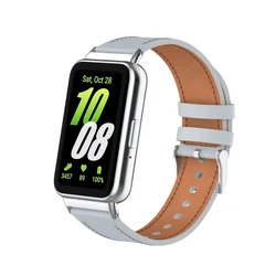 Premium Ultra - Fiber Leather Watch Band with Quick Fit Metal Connector & Breathable Comfort Strap - Galaxy Fit 3 (GRAY)