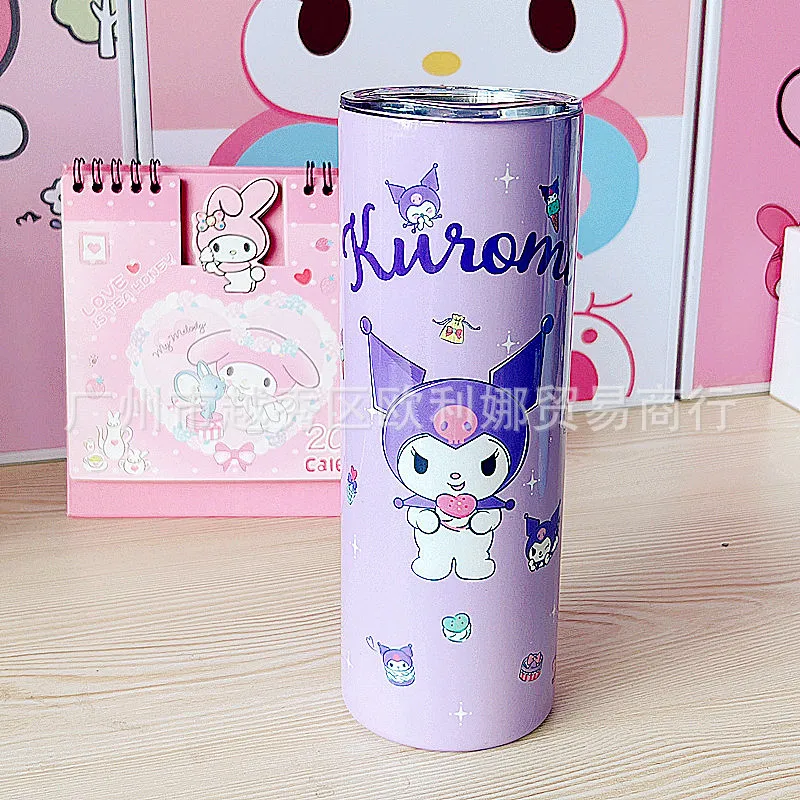 Kawaii Kuromi Stainless Steel Tumbler Cute Heart Cup Tumbler Gift