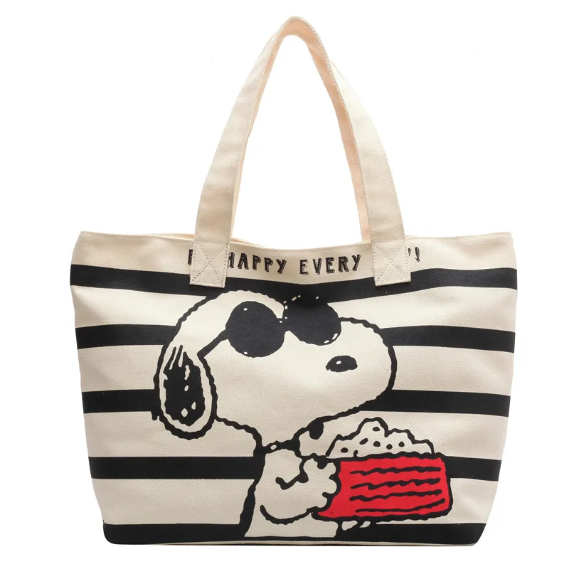 canvas bag Snoopy Cartoon Student Tote