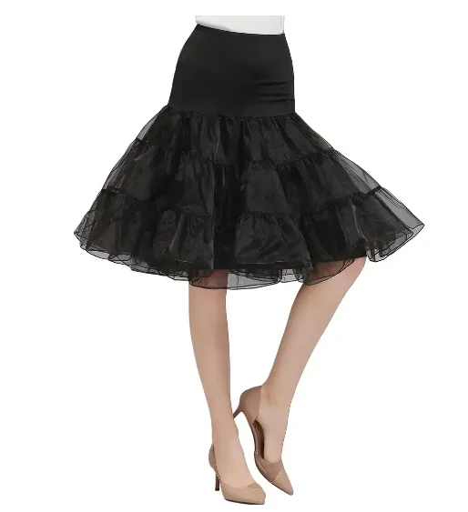 50s Swing Vintage Tutu 26" Retro Underskirt Petticoat Fancy Net Rockabilly petticoat underskirt vintage underskirt tulle tutu skirt
