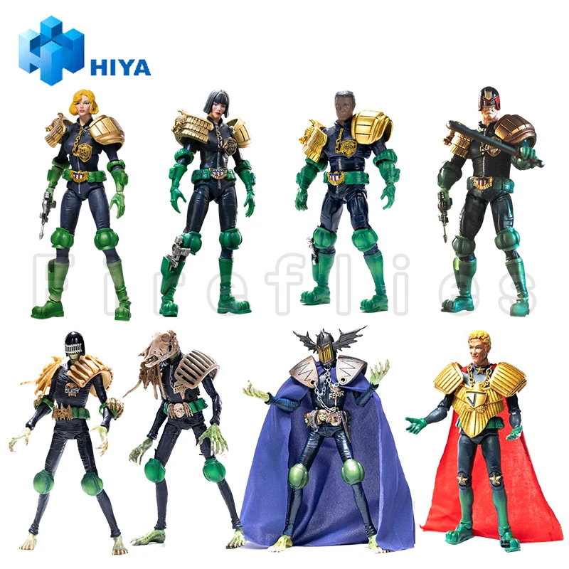 

1/18 HIYA 4inch Action Figure Exquisite Mini Series Judge Dredd Series Anime Model Toy Free Shipping