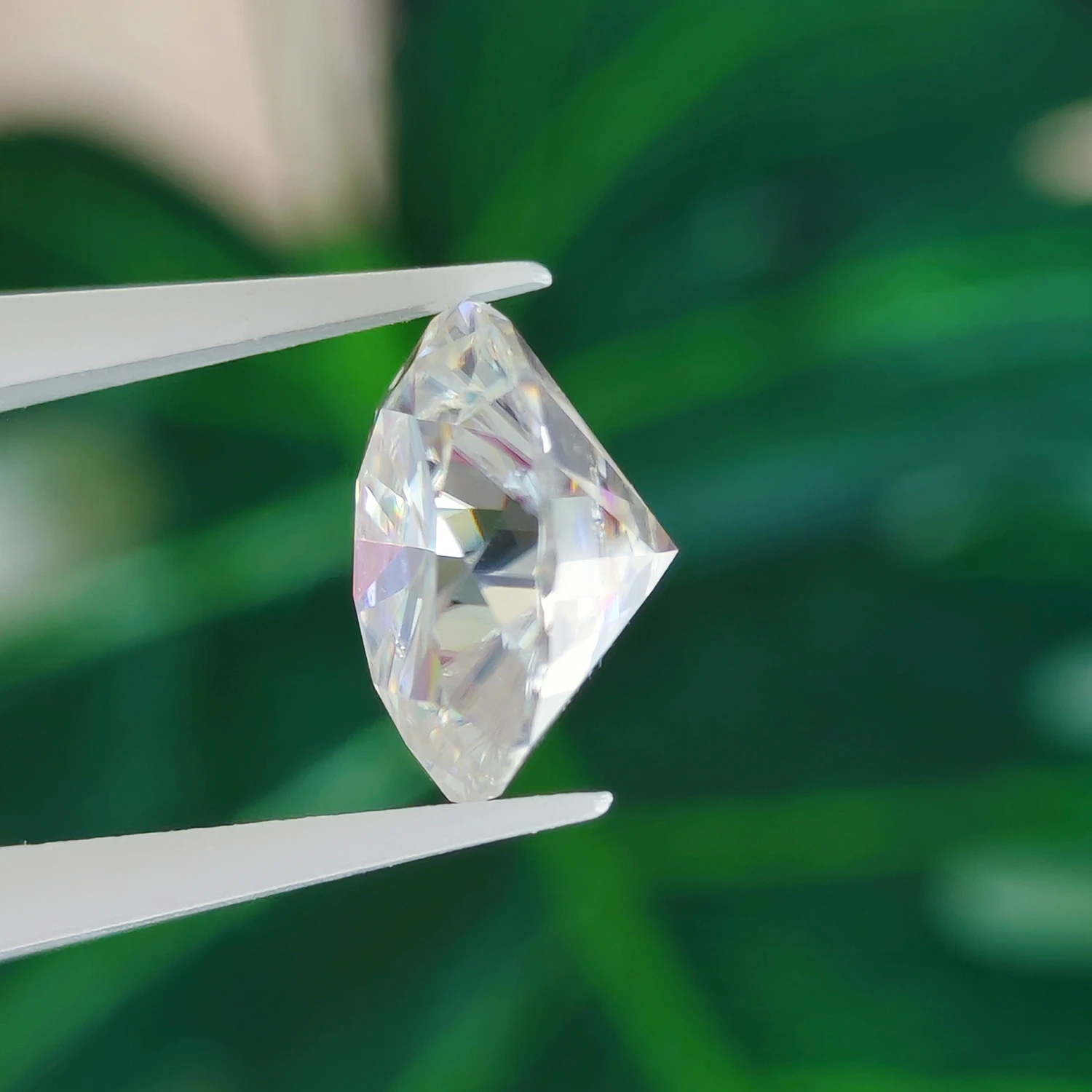 Moissanite Diamond Loose Gemstone VVS1 Excellent Round Brilliant Cut Pass Tester With GRA loose moissanite stones loose gemstone jewelry loose lab grown diamond loose gemstone beads