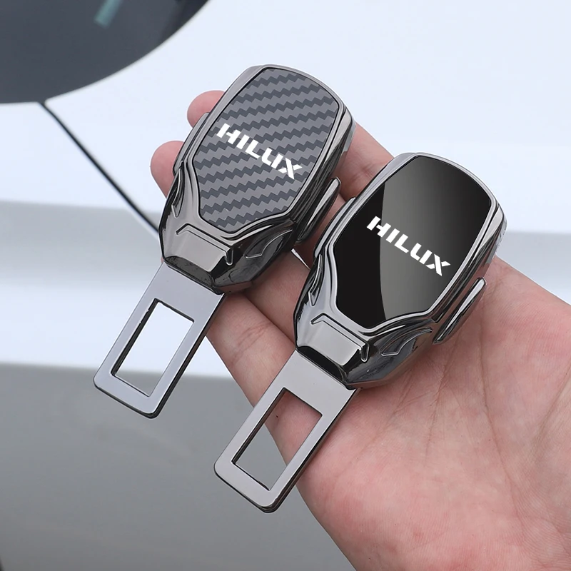 1pcs Car seat belt locker carabiner extender insurance belt insert buckle For TOYOTA HILUX