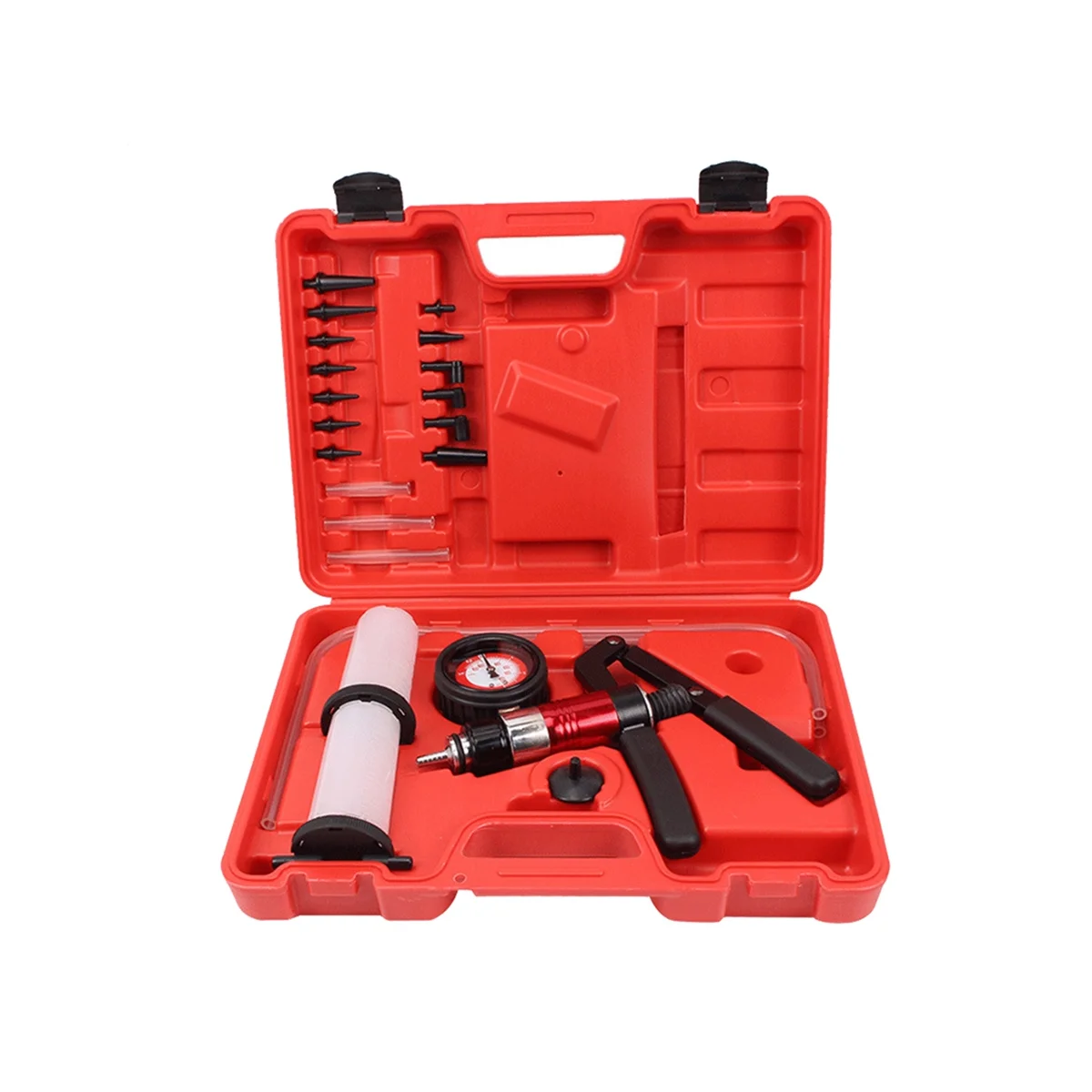

Auto Diagnostic-Tool Car Auto Handheld Vacuum Pump Brake Bleeder Adaptor Fluid Reservoir Oil Tester Tools Kit