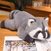 40/55/65 Kawaii Fox Little Raccoon Plush Pillow Limbs Increase Weight Soft Fox Plush Doll Sofa Decorate Holiday Gifts 2