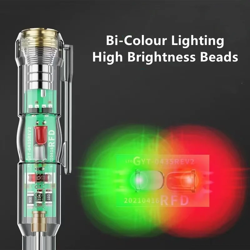 Intelligent Induction Power Voltage Detector Pen Voltmeter 70 250V Induction Circuit Tester Electrical Screwdriver Indicator
