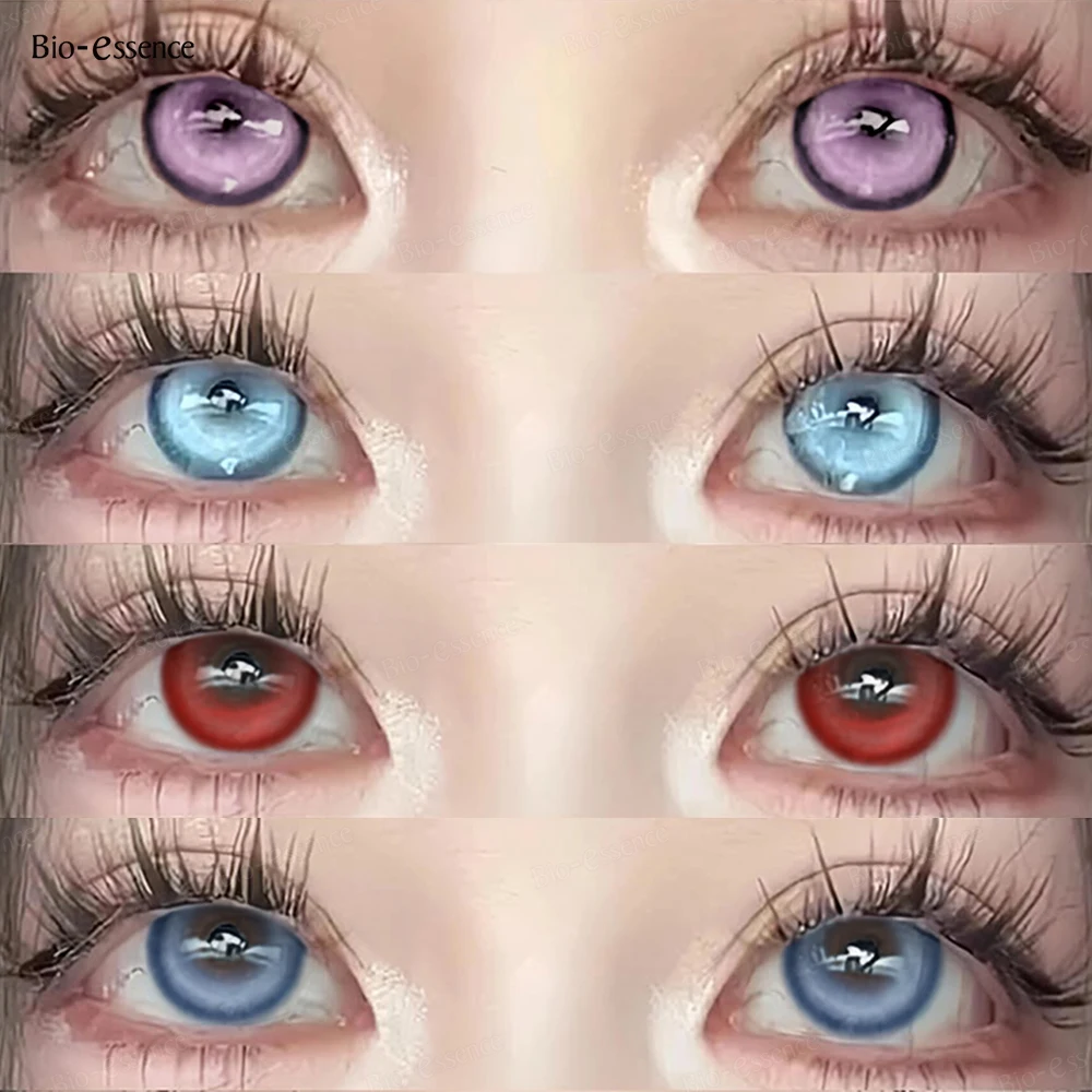 Halloween Costume Colored Contact Lenses - Purple Cosplay Edition | 1-Year Fashion Beauty Lenses