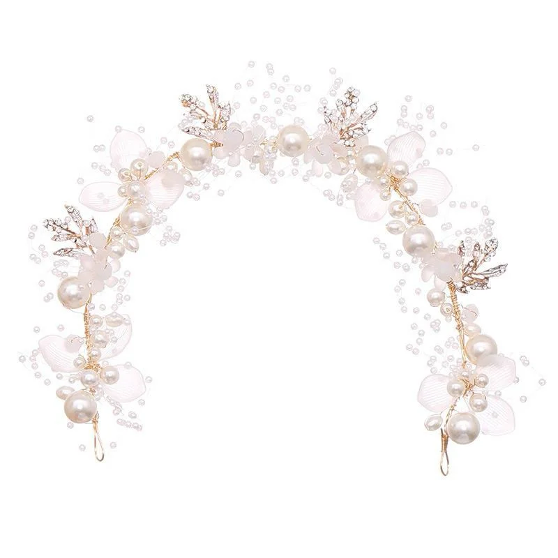 Neue Kinder Kranz Headbreads Prinzessin Tiara Krone Dekoration Braut Brautjungfer Hochzeit Fotografie Urlaub Foto Kopfschmuck – Detail 10