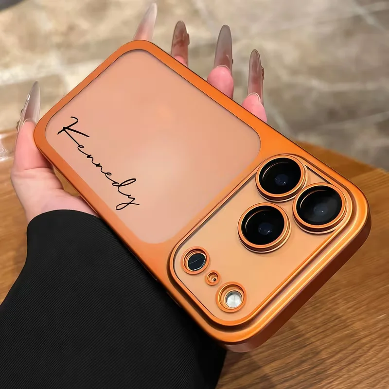 Luxury Customized Personalized Signature Name Frosted Hard PC Phone Case thumbnail 4