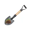 Digging Shovel D Wood Handle Anti-skidding Shovels Trowel Rustproof Garden Scoop Coated Surface Camping Outdoor Large 6