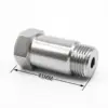 10Pcs Oxygen O2 Sensor Spacer Adapter Bung Catalytic Converter Eliminator Adapter Oxygen O2 Sensor 45mm M18X1.5 CSV 4