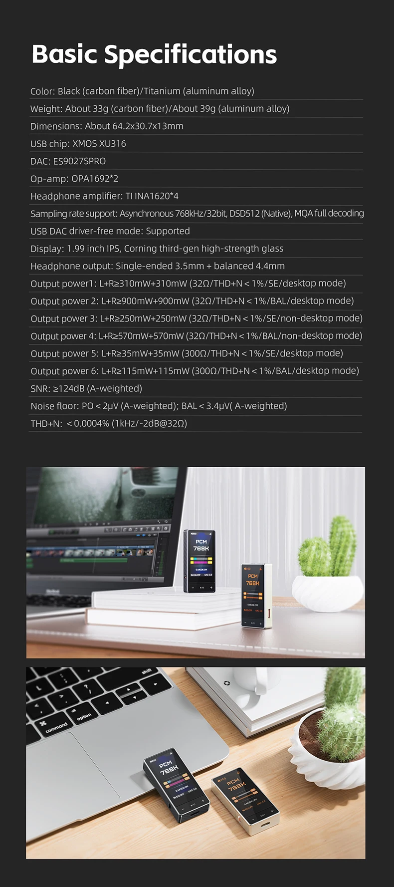 FiiO QX13 8-Channel Dongle DAC 127 S4c79460c97be4afab46d2f10dad03acfI