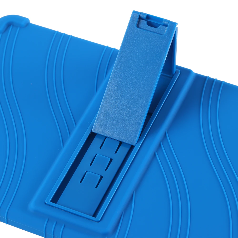 Durable Soft Silicone Tablet Case with Adjustable Multi-Angle Stand