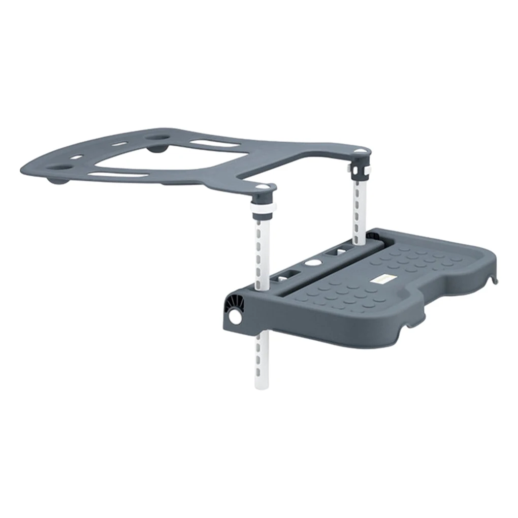 Universal Adjustable Child Car Seat Footrest, Foldable Travel Leg Support Accessory for Toddlers and Kids