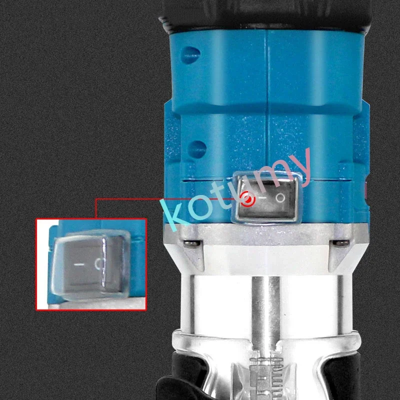 휴대용 리튬 라우터 트리머, 목재, PVC 및 폼 브릭에 적합, 슬로팅, 조각 및 모서리 마무리에 이상적