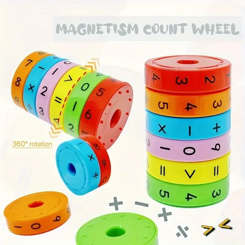 Children Magnetic Math Calculation Training Toys Teaching Aids Arithmetic Learning Educational Thinking Game Decompression Gift 3
