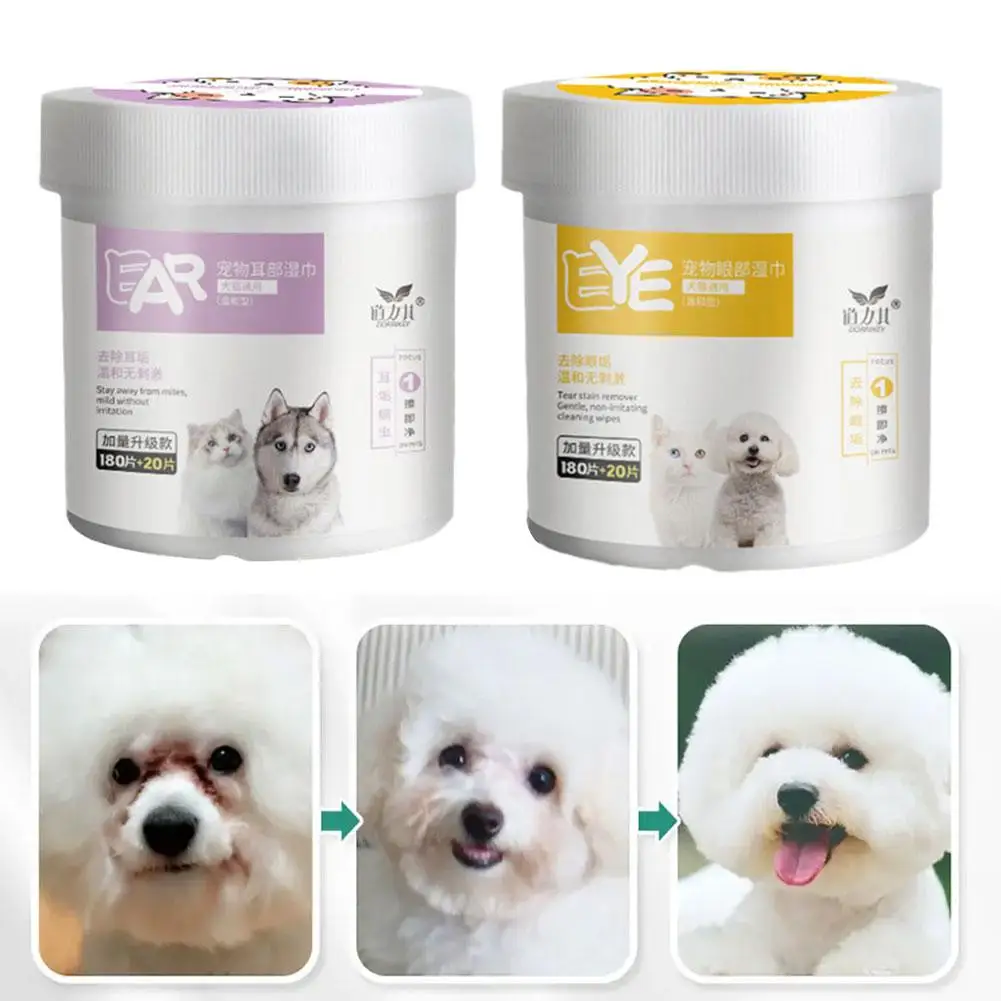 

Portable Dog Wipes Stain Remover Fabric Cleaning Paper Towels Comfortable Wet Pet Cat For Grooming Supplies Pet Eyes Wet Wi D6Z5