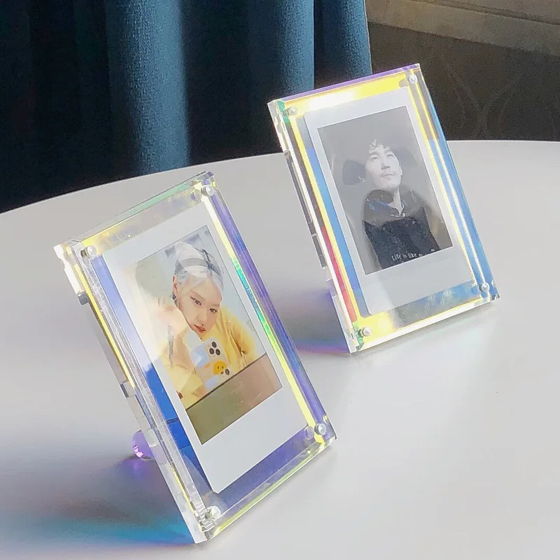 Brand New Acrylic Strong Magnetic Double-Sided 3 Inch Photo Frame Transparent For Fujifilm Instax Film Picture Decorate
