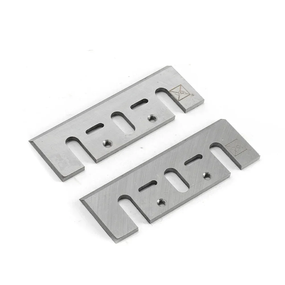 Wood Planer Blade Cutter Accessories High Speed Steel Blades 2pcs Sturdy 82mm For 1001 1100 1125 1125B F20 FP20A P20V P20SA
