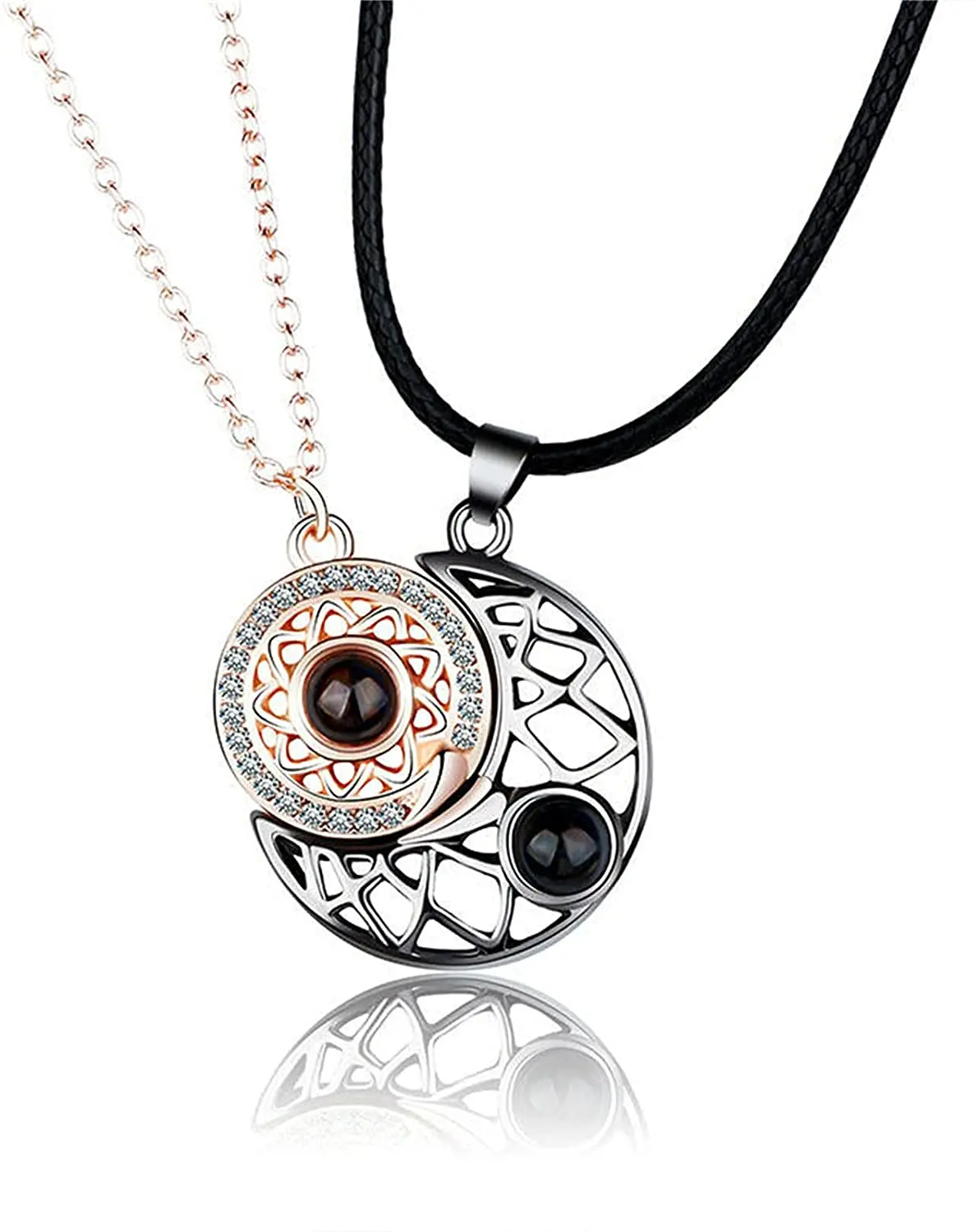 Moon Necklaces, Couples Necklaces 