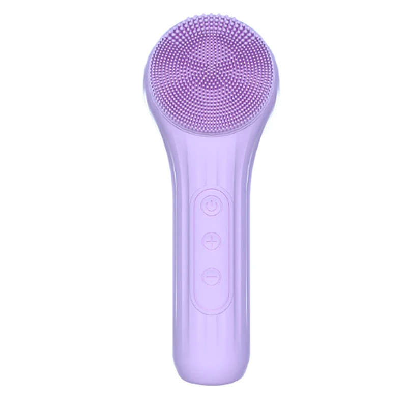 

Electric Facial Brush Heated Waterproof Pore Cleaner Silicone Belt Magnet Charger Facial Cleansing Device Durable Easy To Use