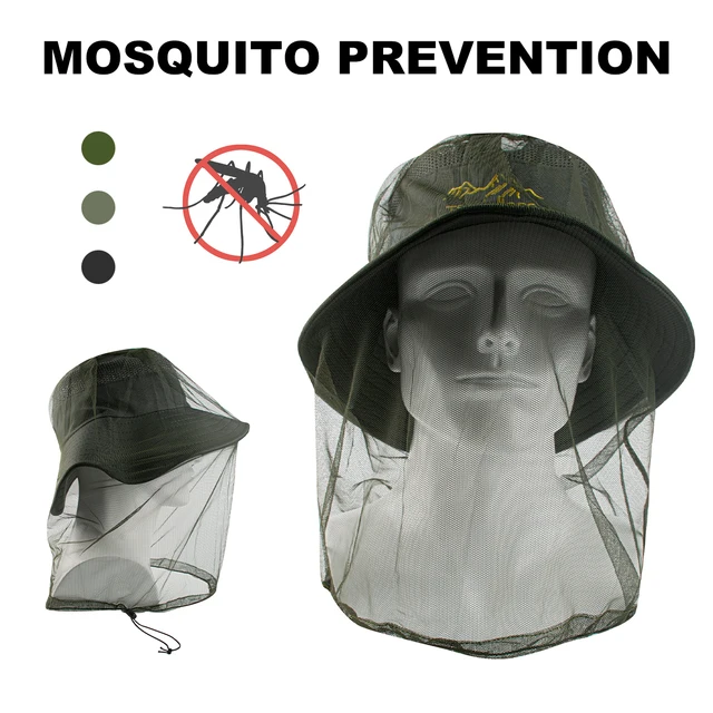 Filet de protection faciale Ultra Large et Long, 1 pièce, maille à trous Extra fins, doux et Durable, moustiquaire Premium, filet de protection faciale contre les insectes, casquette de Camping 1