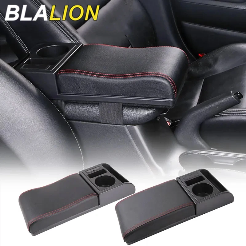 MARCHFA Bracciolo Centrale Per Mazda CX-3 – Accessorio Auto In PU E ABS, Cassetto Portaoggetti, Facile Installazione, Colore Nero