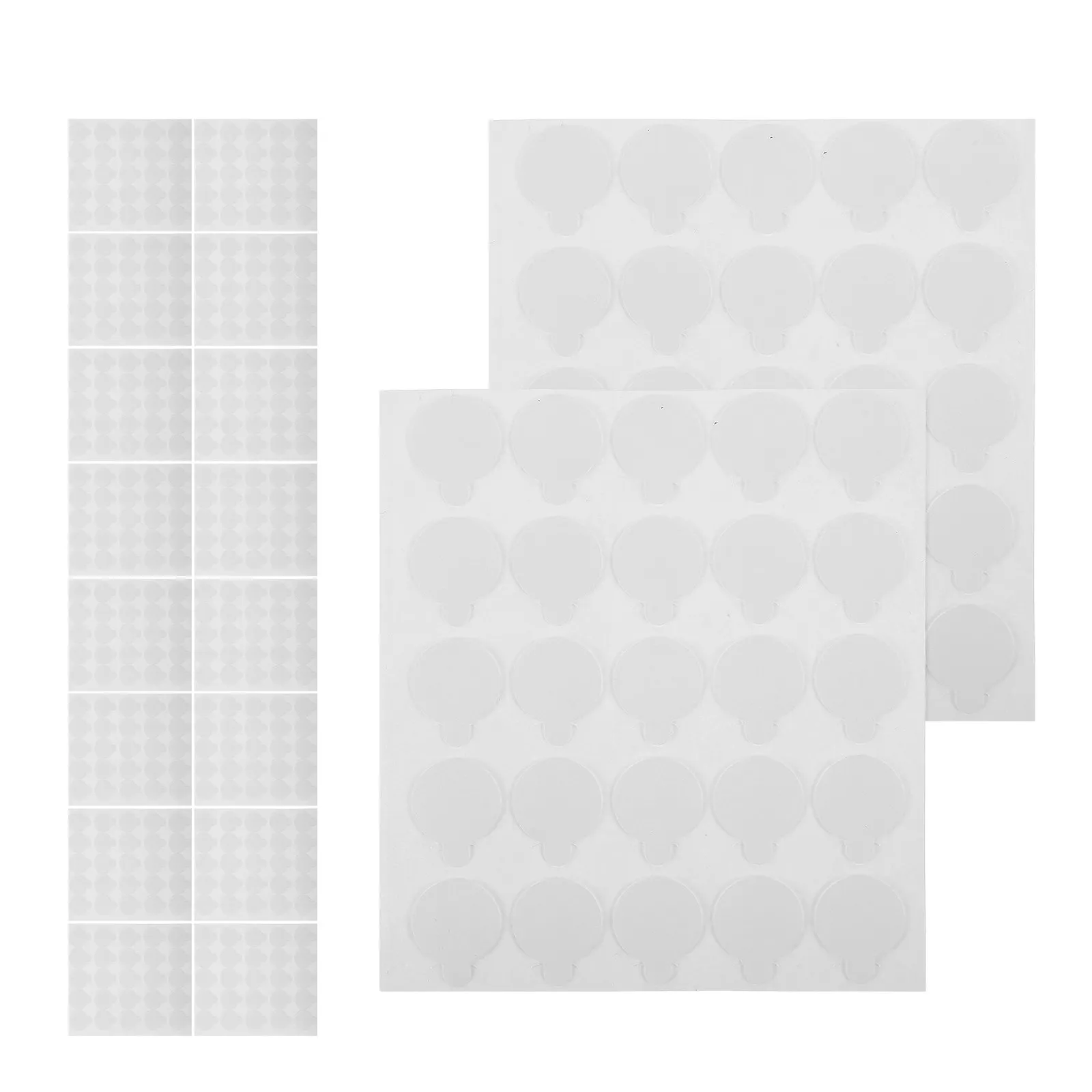 200Pcs 나노 양면 접착 테이프 도트 홈 오피스 교실 벽용 강력한 재사용 가능한 이동식 투명 접착 도트