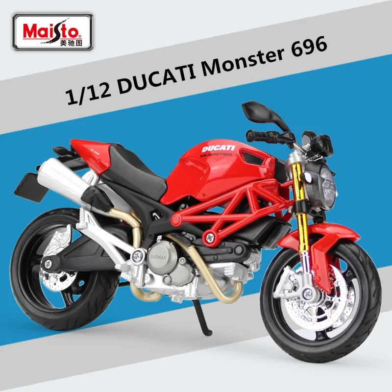 Maisto 1:12 ドゥカティモンスター 696 合金レーシングバイクモデル