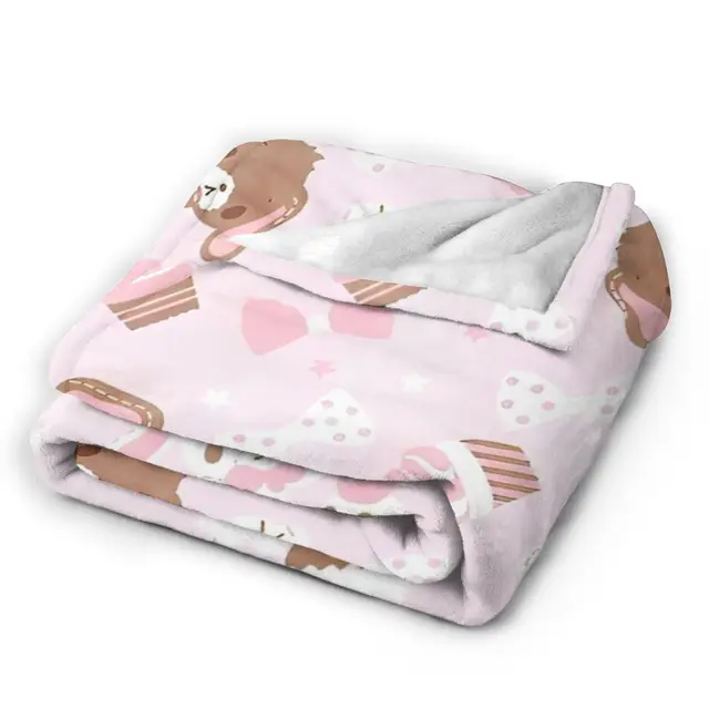 Cartoon Sugarbunnies Blanket  Fleece Awesome Soft Throw Blankets for Bedspread  Winter 4