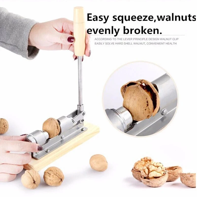 Description Picture 6 of itemNutcracker Crack Almond Plier Nut Hazelnut Hazel Pecan Heavy Duty Walnut Cracker Filbert Machine Sheller Kitchen Clamp Clip Tool