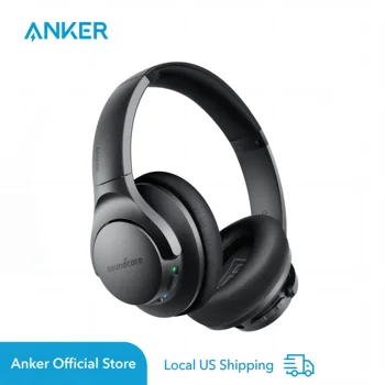 Soundcore Anker Life Q20 Hybrid Active Noise Cancelling, Wireless Over Ear Bluetooth Headphones, 60H Playtime (Refurbished) 1
