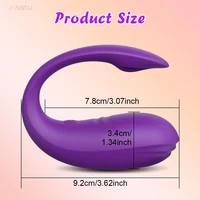 APP-Steuerung Tragbarer Höschenvibrator Frauen Vibrierendes Liebesei Vagina G-Punkt-Stimulator Interaktion Erwachsenes Sexspielzeug für Paare 5