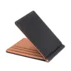 Fashion PU Leather Sollid Thin Wallet ID Card Holder Short Skin Purses Men Wallet Bifold Money Clip 5