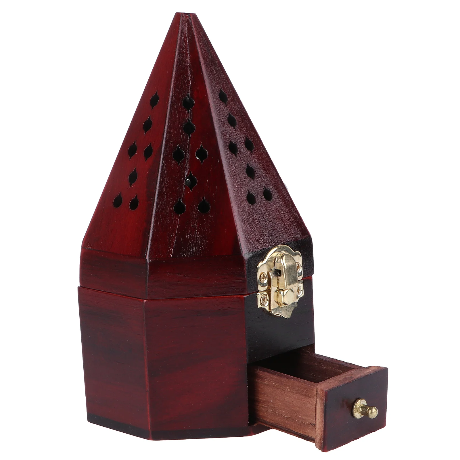 

Zen Decor Pyramid Burner Backflow Holder Stick Burner Wooden Burner Box