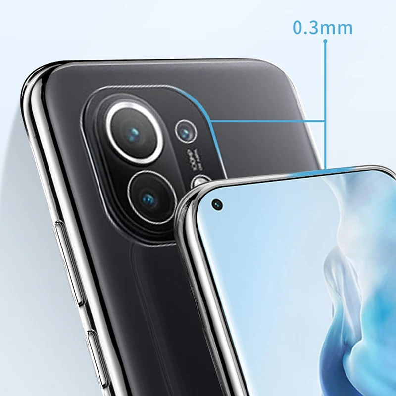 Transparent Soft TPU Silicone Phone Case - Ultra-Thin & Clear Protective Cover