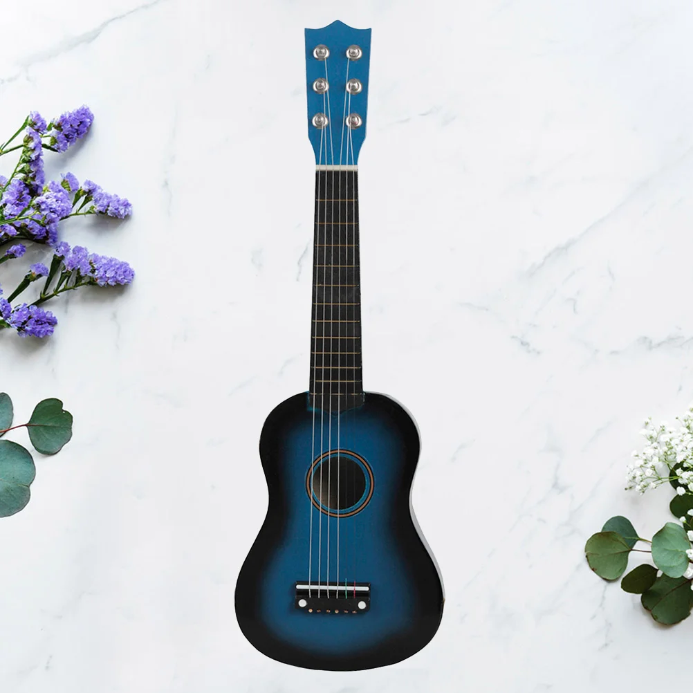 

Inch Mini Ukulele Folk Acoustic Guitar Beginner Music Instrument Guitar for Home School Kids Music Class Supplies